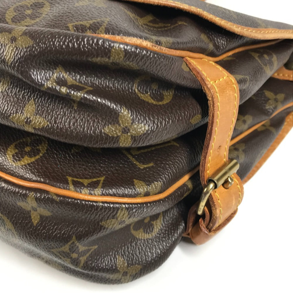 LOUIS VUITTON M42256 モノグラム ソミュール30 ソミュール30 フラップ カバン バック 斜め掛けバック ショルダーバッグ モノグラムキャンバス ユニセックス ブラウン