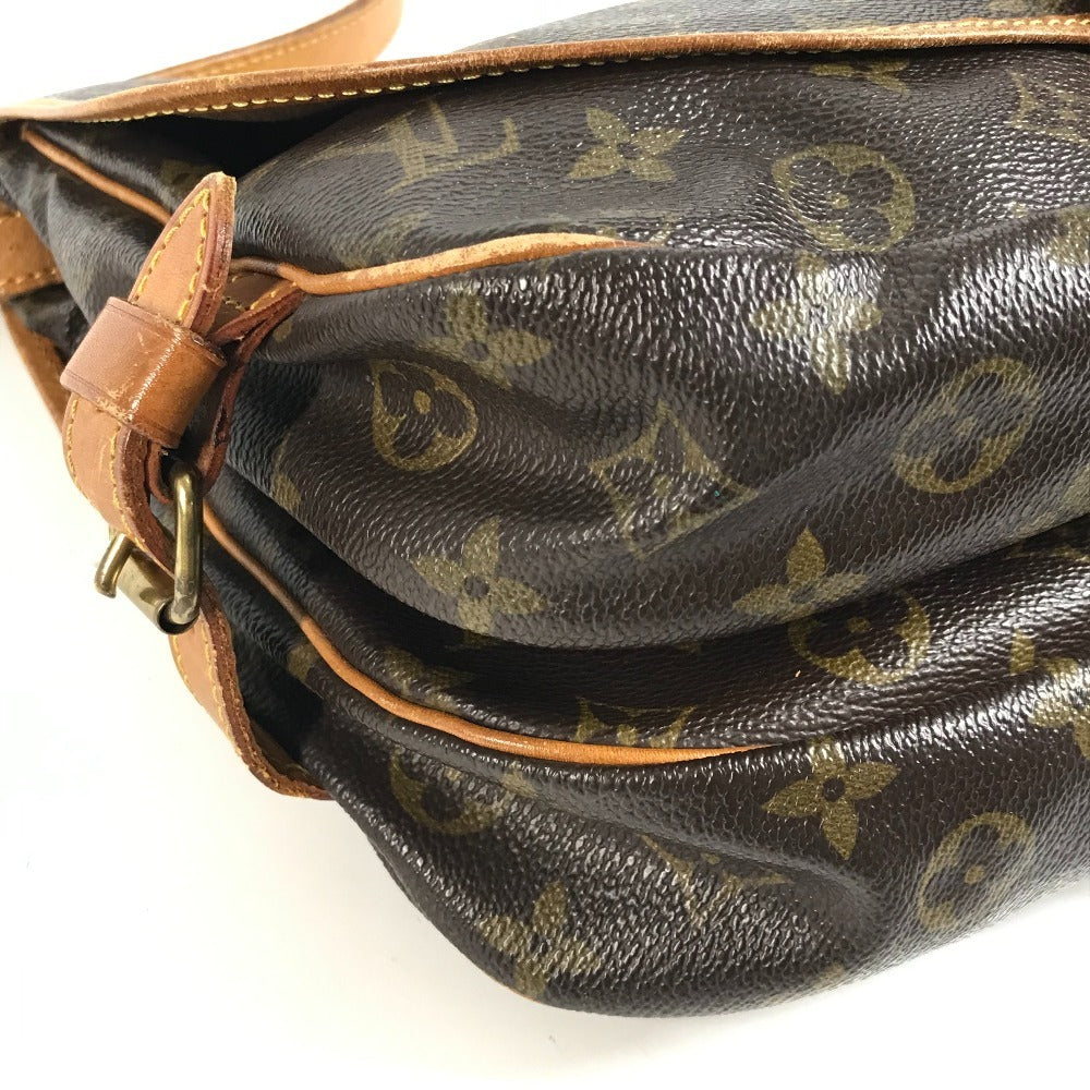 LOUIS VUITTON M42256 モノグラム ソミュール30 ソミュール30 フラップ カバン バック 斜め掛けバック ショルダーバッグ モノグラムキャンバス ユニセックス ブラウン