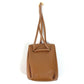 HERMES Vespa Drawstring Pouch, Small Item Holder, Leather, Unisex, Brown