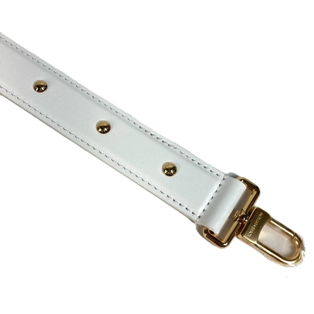 LOUIS VUITTON M14046 LV × TM モノグラムマルチカラー 村上隆 サイドトランク MM ショルダーストラップのみ ショルダーストラップ レザー ユニセックス ホワイト