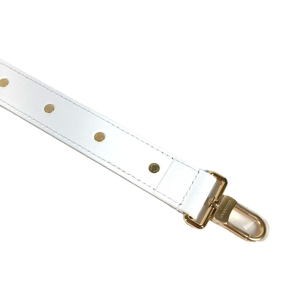 LOUIS VUITTON M14046 LV × TM モノグラムマルチカラー 村上隆 サイドトランク MM ショルダーストラップのみ ショルダーストラップ レザー ユニセックス ホワイト