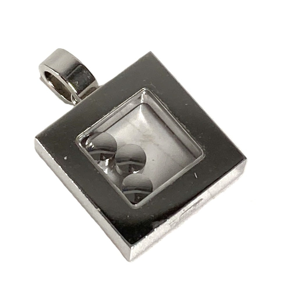 Chopard เพชร K18 ทอง 18K Happy Diamond เครื่องประดับ จิวเวลรี่ สร้อยคอ จี้ WG750 สตรี สีเงิน