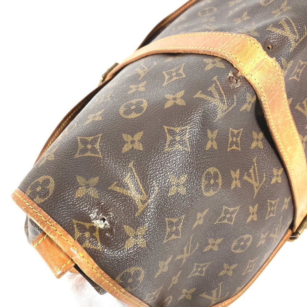 LOUIS VUITTON M42254 Monogram Saumur 35 Shoulder Bag, Crossbody Flap, Monogram Canvas, Unisex, Brown