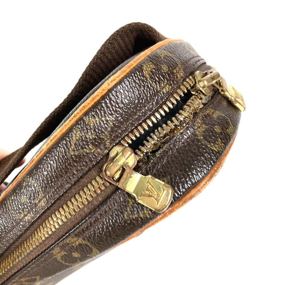LOUIS VUITTON M51870 Monogram Pochette Gange โปเชต์ กองจ์ กระเป๋า สะพายไหล่ กระเป๋าสะพายข้าง กระเป๋าสะพายคาดอก กระเป๋าคาดตัว แคนวาส Monogram Unisex สีน้ำตาล