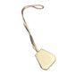 HERMES คลิปหนีบหมวก Capucine เครื่องประดับ หนัง ยูนิเซ็กส์ สีไอเวอรี่