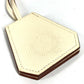 HERMES คลิปหนีบหมวก Capucine เครื่องประดับ หนัง ยูนิเซ็กส์ สีไอเวอรี่
