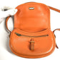 HERMES Vintage Balle de Golf Mini Flap Bag Crossbody Pouch Shoulder Bag Leather Unisex Orange