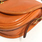 HERMES Vintage Balle de Golf Mini Flap Bag Crossbody Pouch Shoulder Bag Leather Unisex Orange