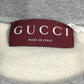 GUCCI 837933 Logo Long Sleeve Sweatshirt Top Apparel Trainer Cotton Women's Grey