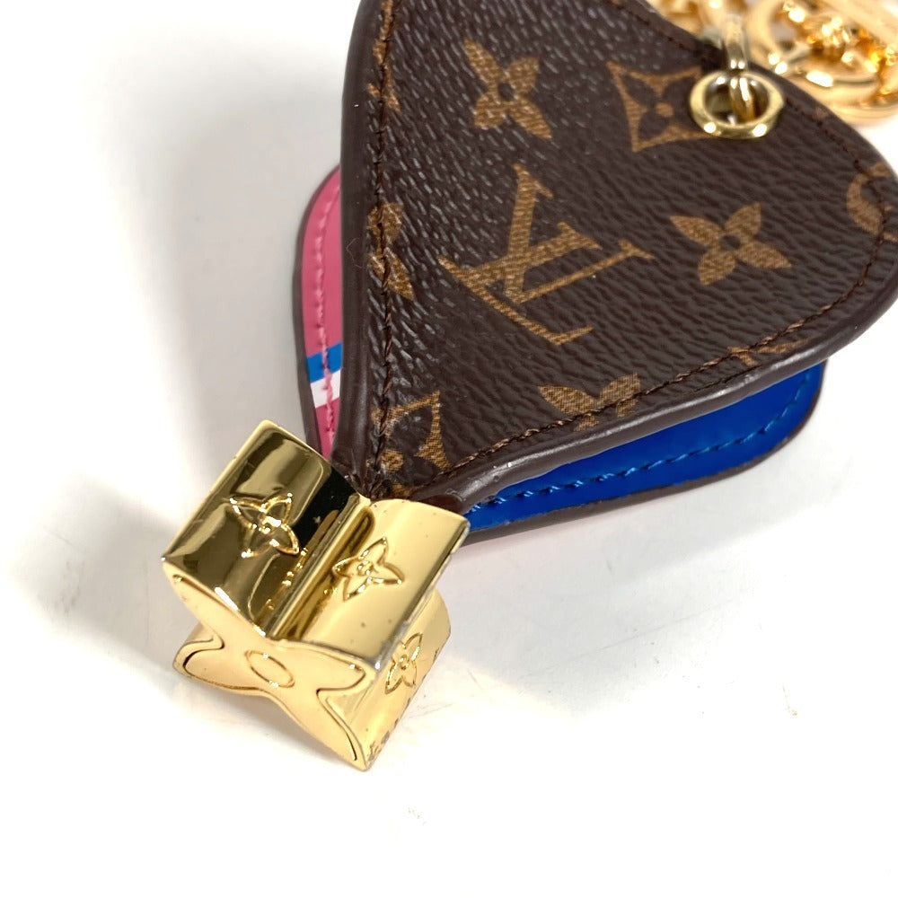 LOUIS VUITTON M67392 โมโนแกรม Epi Port Cles In The Air พวงกุญแจบอลลูนห้อยกระเป๋า เครื่องประดับกระเป๋า พวงกุญแจ แคนวาสโมโนแกรม ยูนิเซ็กส์ สีน้ำตาล