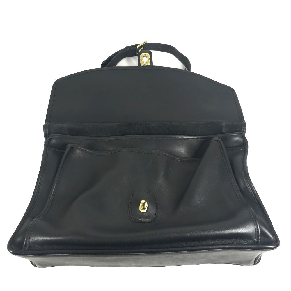 COACH 5266 オールドコーチ メトロポリタン カバン 斜め掛け フラップ ビジネスバッグ トートバッグ ショルダーバッグ レザー ユニセックス ブラック