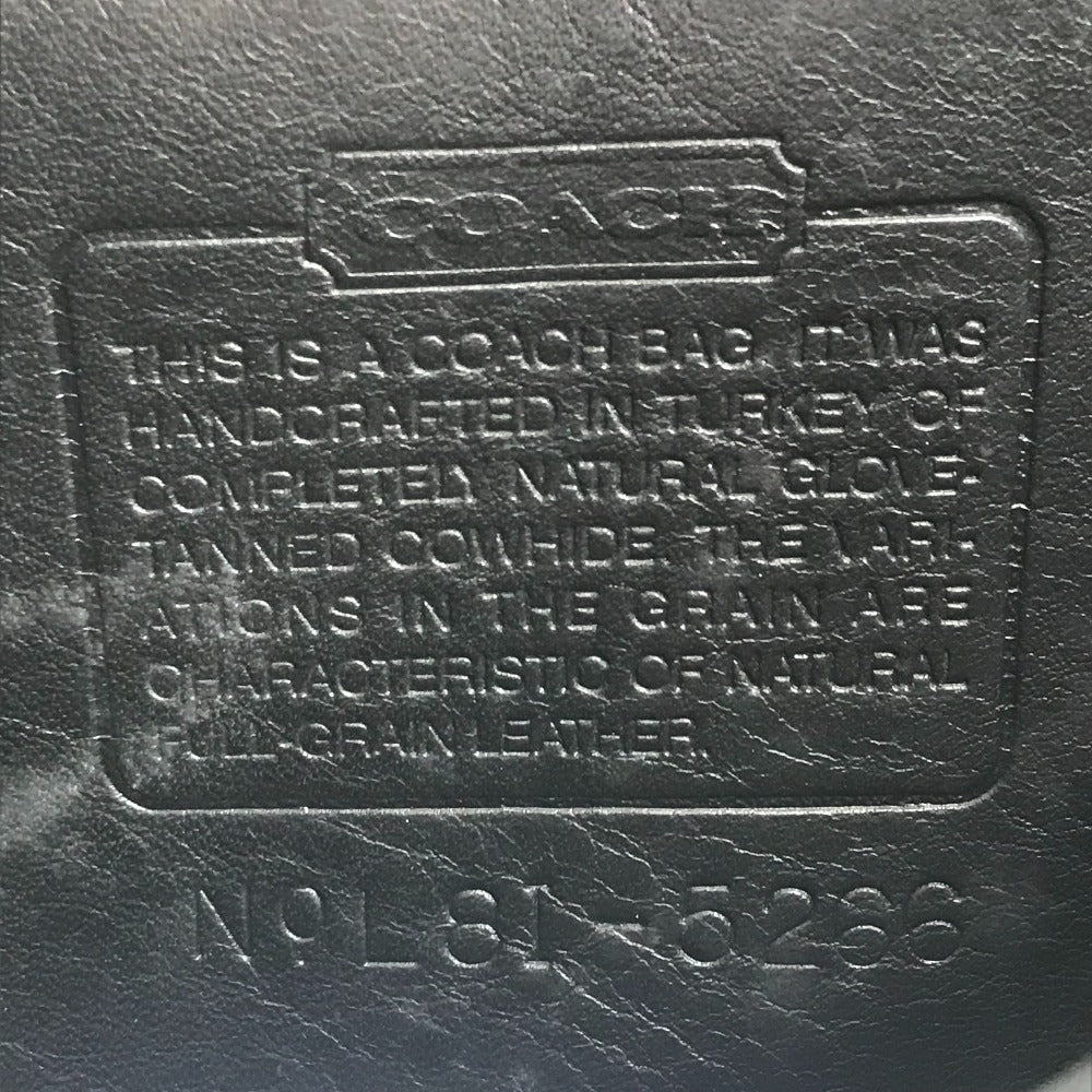 COACH 5266 オールドコーチ メトロポリタン カバン 斜め掛け フラップ ビジネスバッグ トートバッグ ショルダーバッグ レザー ユニセックス ブラック
