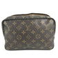 LOUIS VUITTON M47524 モノグラム トゥルーストワレット23 トゥルーストワレット 23 メイクポーチ 化粧ポーチ クラッチバッグ セカンドバッグ 化粧ポーチ モノグラムキャンバス ユニセックス ブラウン