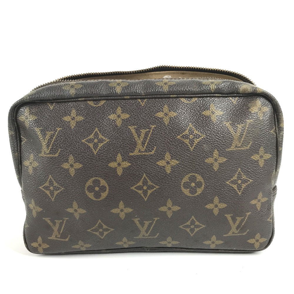 LOUIS VUITTON M47524 モノグラム トゥルーストワレット23 トゥルーストワレット 23 メイクポーチ 化粧ポーチ クラッチバッグ セカンドバッグ 化粧ポーチ モノグラムキャンバス ユニセックス ブラウン