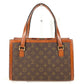 LOUIS VUITTON モノグラム ヴィンテージ サック バヴォレ サックバヴォレ がま口 カバン ショルダーバッグ 肩掛け ハンドバッグ モノグラムキャンバス ユニセックス ブラウン
