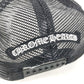 CHROME HEARTS TRUCKER CAP NEW 3 CEM CRS トリプルクロス スリークロス ロゴ トラッカー 帽子 キャップ帽 ベースボール メッシュ キャップ コットン ユニセックス ブラック