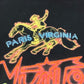 LOUIS VUITTON 2024年 ラインストーン ロゴ MOTEL アパレル トップス 半袖 Tシャツ 半袖Ｔシャツ コットン メンズ ブラック
