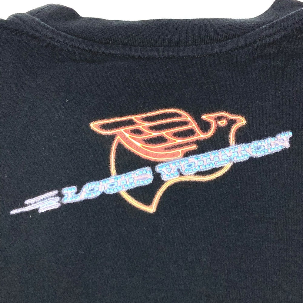 LOUIS VUITTON 2024年 ラインストーン ロゴ MOTEL アパレル トップス 半袖 Tシャツ 半袖Ｔシャツ コットン メンズ ブラック