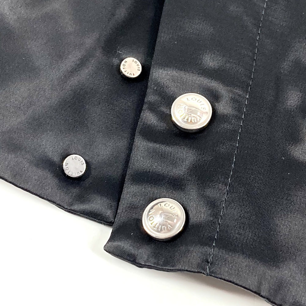 LOUIS VUITTON 2025年 ラインストーン ブルゾン ロゴ アウター ジャンバー 上着 トップス 長袖 RM252MV ブルゾンジャケット ビスコース メンズ ブラック