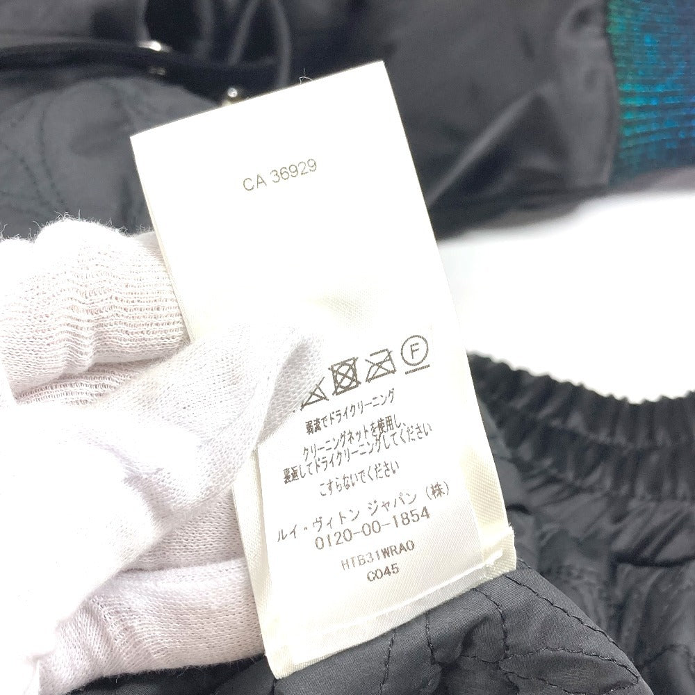 LOUIS VUITTON 2025年 ラインストーン ブルゾン ロゴ アウター ジャンバー 上着 トップス 長袖 RM252MV ブルゾンジャケット ビスコース メンズ ブラック