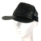 CHROME HEARTS Cemetary Cross Leather Patch Trucker Cap セメタリークロス レザーパッチ 革 帽子 キャップ帽 ベースボール メッシュ キャップ レザー ユニセックス ブラック