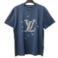 LOUIS VUITTON トップス アパレル 半袖 LVロゴ 2025年モデル RM252MM 半袖Ｔシャツ コットン メンズ ネイビー