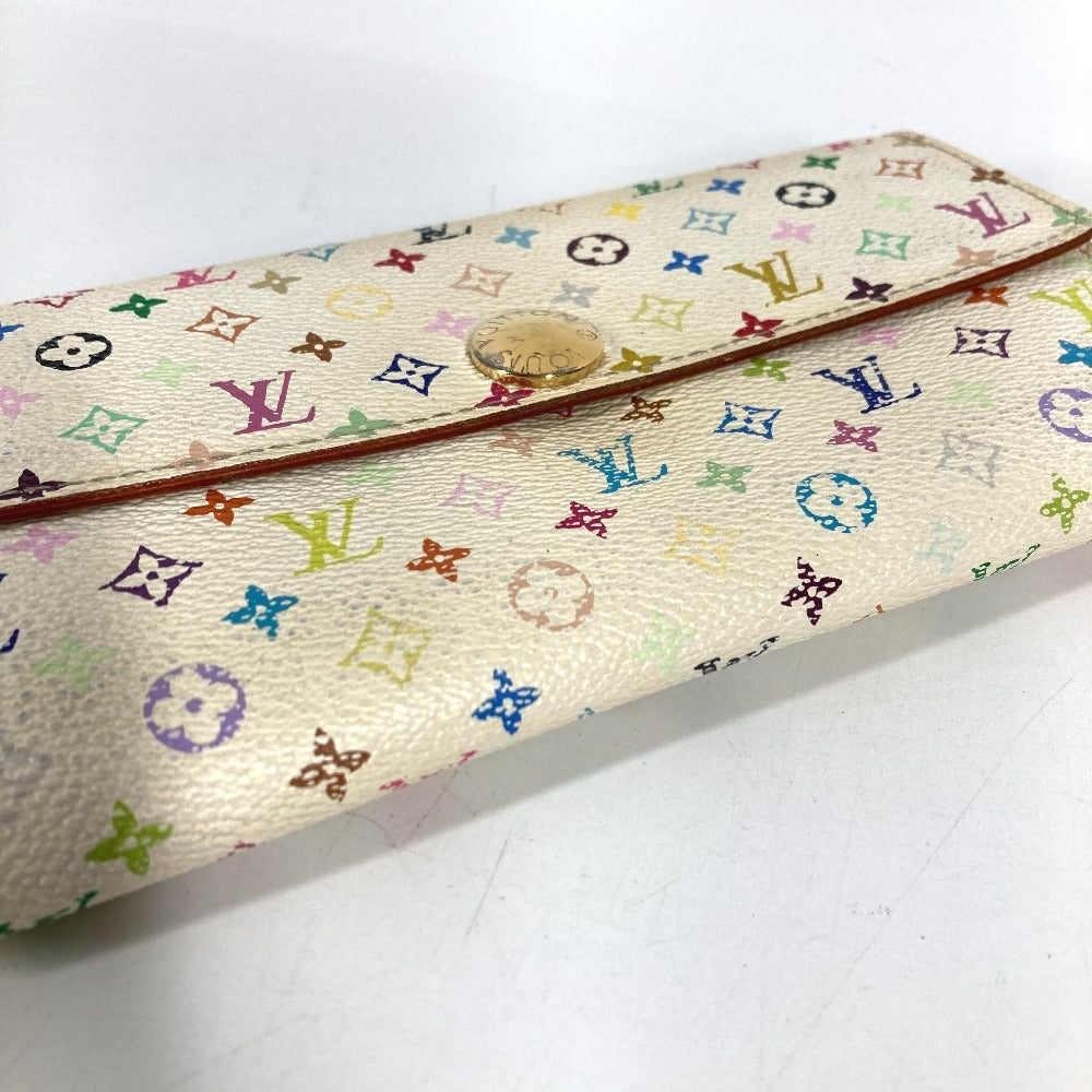 LOUIS VUITTON M93532 モノグラムマルチカラー ポルトフォイユ サラ 2つ折り 財布 ロングウォレット 長財布 モノグラムマルチカラーキャンバス ユニセックス ブロン ホワイト