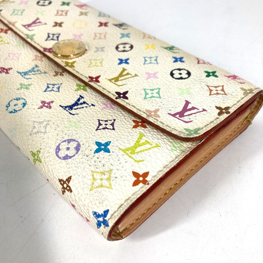 LOUIS VUITTON M93532 モノグラムマルチカラー ポルトフォイユ サラ 2つ折り 財布 ロングウォレット 長財布 モノグラムマルチカラーキャンバス ユニセックス ブロン ホワイト