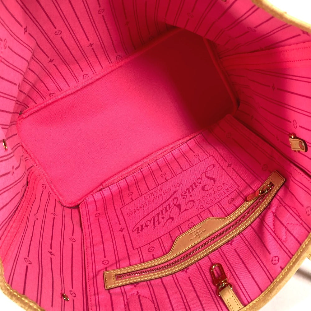 LOUIS VUITTON M48613 モノグラム ローズ 薔薇 ネヴァーフルMM ネヴァーフル MM ショルダーバッグ 肩掛け トートバッグ モノグラムキャンバス レディース ブラウン