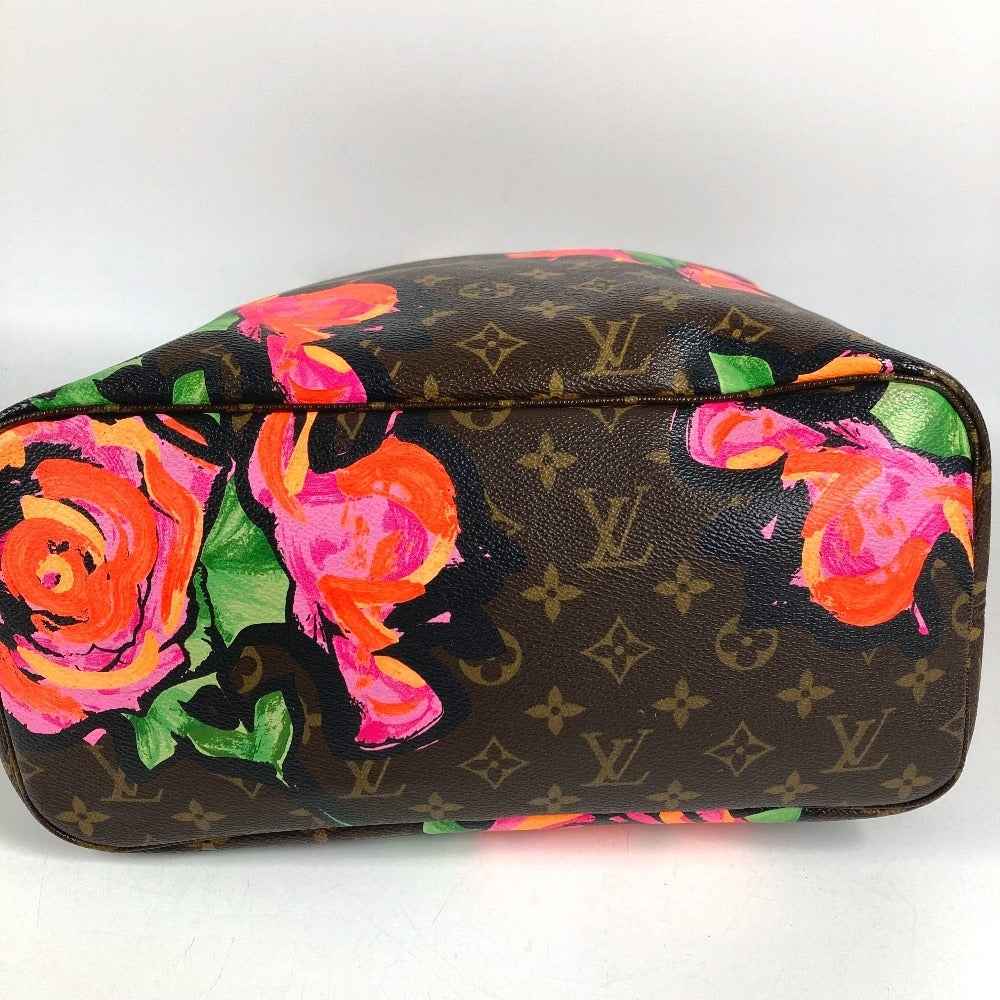 LOUIS VUITTON M48613 モノグラム ローズ 薔薇 ネヴァーフルMM ネヴァーフル MM ショルダーバッグ 肩掛け トートバッグ モノグラムキャンバス レディース ブラウン