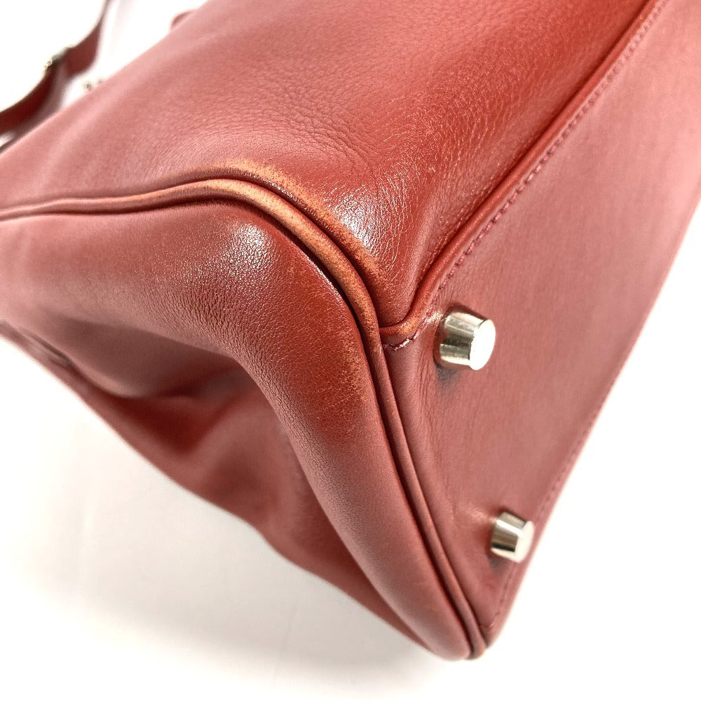 HERMES ヴィンテージ ケリースポーツMM ケリースポーツ MM 肩掛け カバン ショルダーバッグ レザー レディース ブラウン