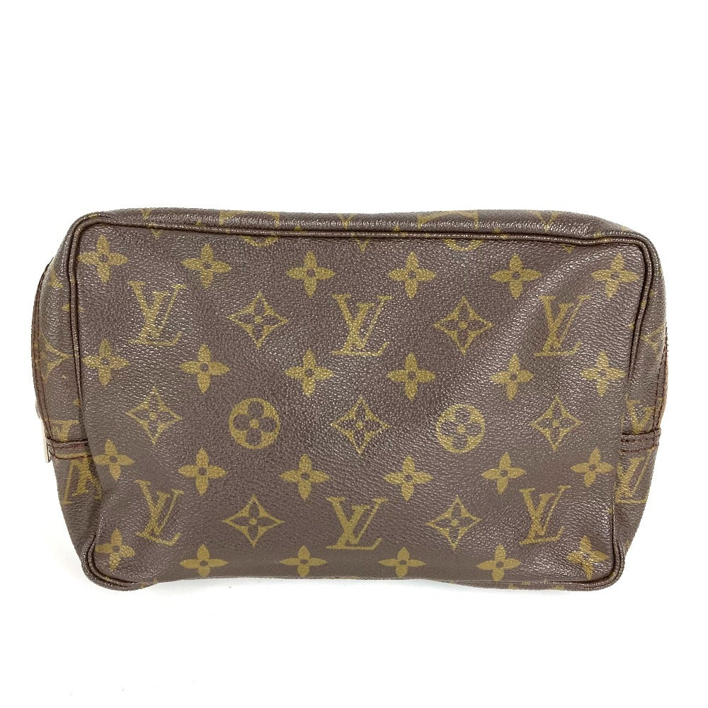 LOUIS VUITTON M47524 モノグラム トゥルーストワレット23 トゥルーストワレット 23 メイクポーチ 化粧ポーチ クラッチバッグ セカンドバッグ 化粧ポーチ モノグラムキャンバス ユニセックス ブラウン