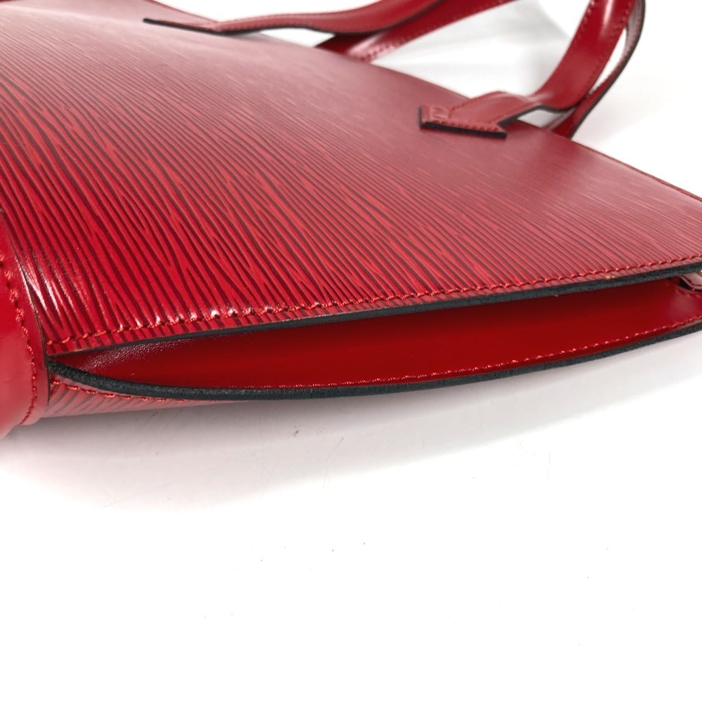LOUIS VUITTON M52277 エピ サンジャック カバン トートバッグ 肩掛け ショルダーバッグ ハンドバッグ エピレザー レディース カスティリアンレッド レッド