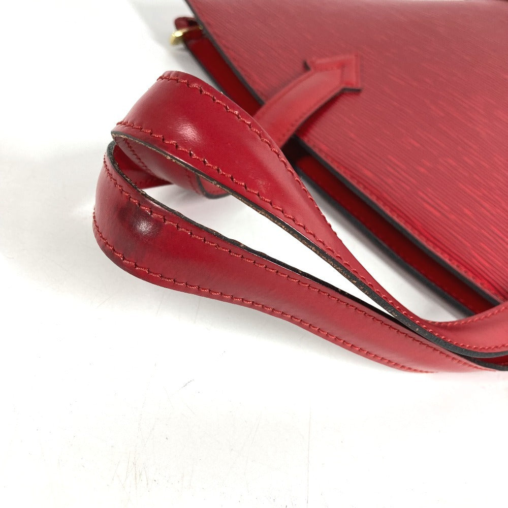 LOUIS VUITTON M52277 エピ サンジャック カバン トートバッグ 肩掛け ショルダーバッグ ハンドバッグ エピレザー レディース カスティリアンレッド レッド