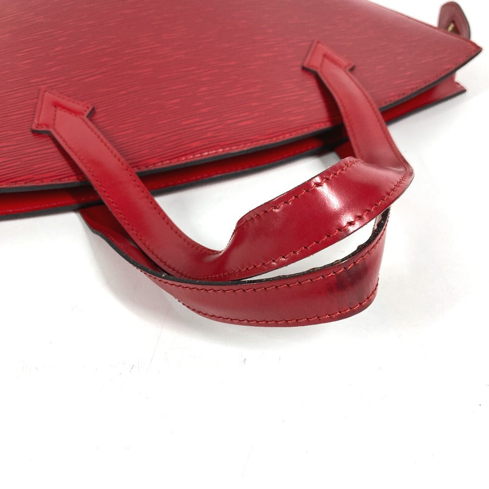 LOUIS VUITTON M52277 エピ サンジャック カバン トートバッグ 肩掛け ショルダーバッグ ハンドバッグ エピレザー レディース カスティリアンレッド レッド