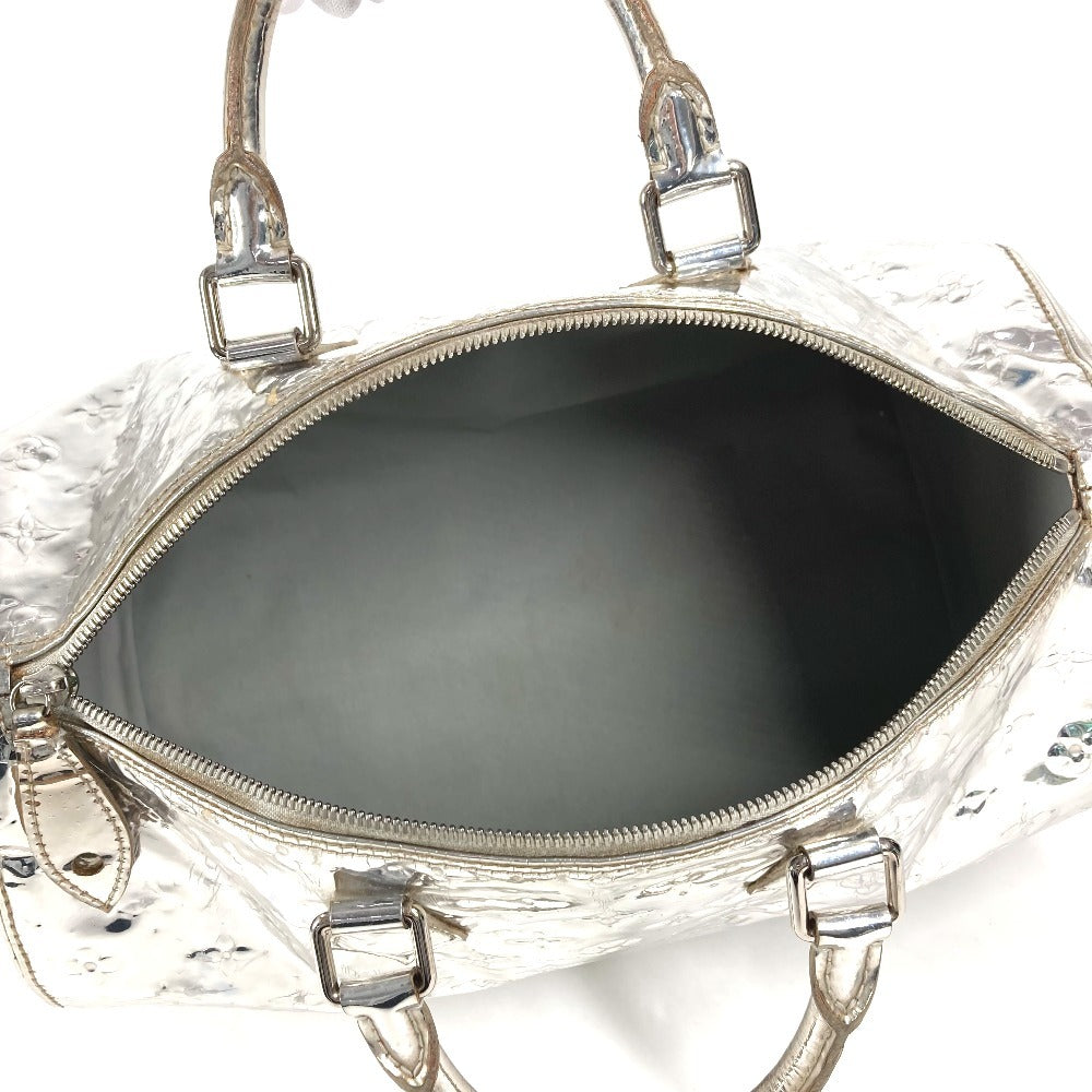 LOUIS VUITTON M95786 モノグラムミロワール スピーディ35 スピーディ 35 カバン ミニボストンバッグ ハンドバッグ レザー ユニセックス アルジャン シルバー