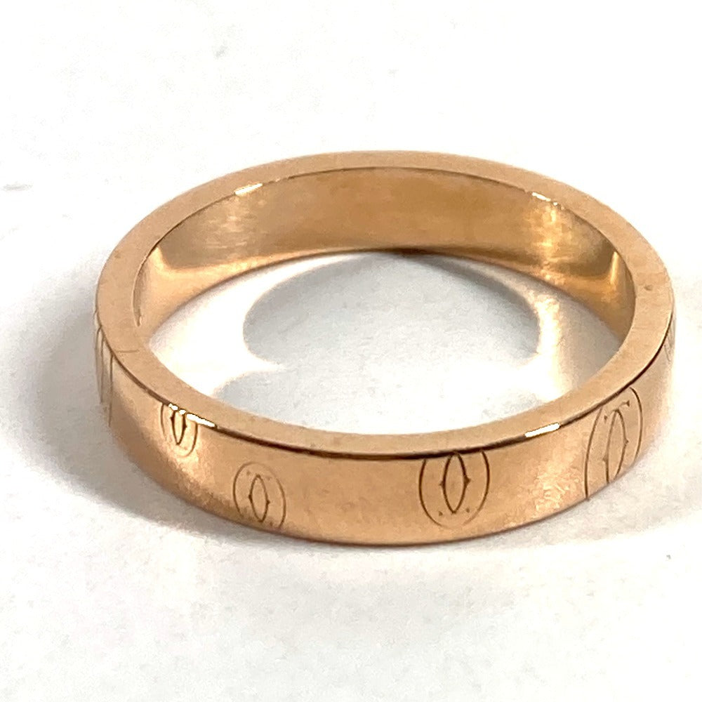 CARTIER K18 金 18K ハッピーバースデー ロゴ アクセサリー ジュエリー リング・指輪 Au750 レディース ピンクゴールド