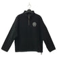 CHROME HEARTS トレーナー スウェット 長袖 YKT U TARDY SWEEP HLF ZIP ダガージップ ハーフジップフリース アパレル トップス 長袖 ホースシュー ロゴ スウェット ポリエステル メンズ ブラック