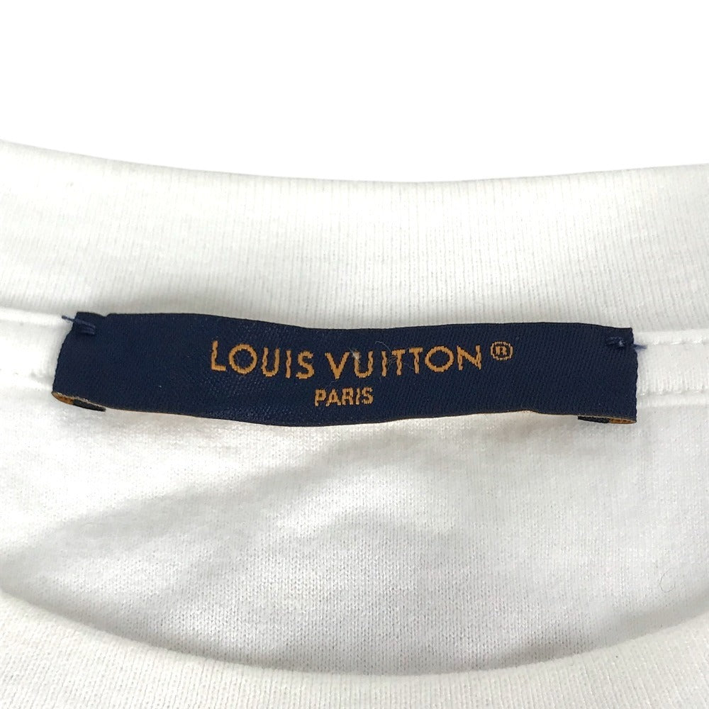 LOUIS VUITTON 1AGK27 LV スラロームスキーヤー 刺繍 プリントコットンTシャツ アパレル 半袖 トップス RM251M 半袖Ｔシャツ コットン メンズ ホワイト