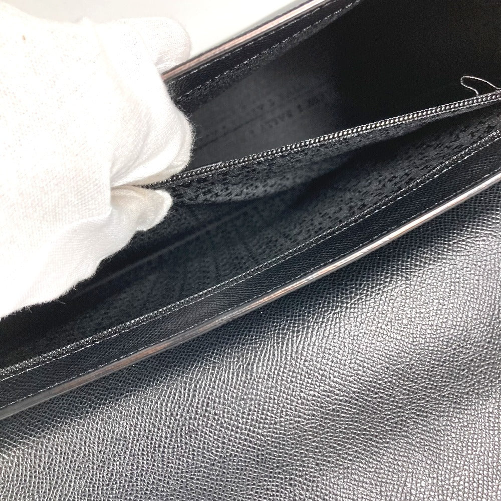 BALLY ロゴ カバン ビジネスバッグ 書類バッグ ブリーフケース ハンドバッグ レザー ユニセックス ブラック