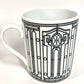 HERMES H DECO Tableware, cups, coffee cups Mug Pottery White/Black Used