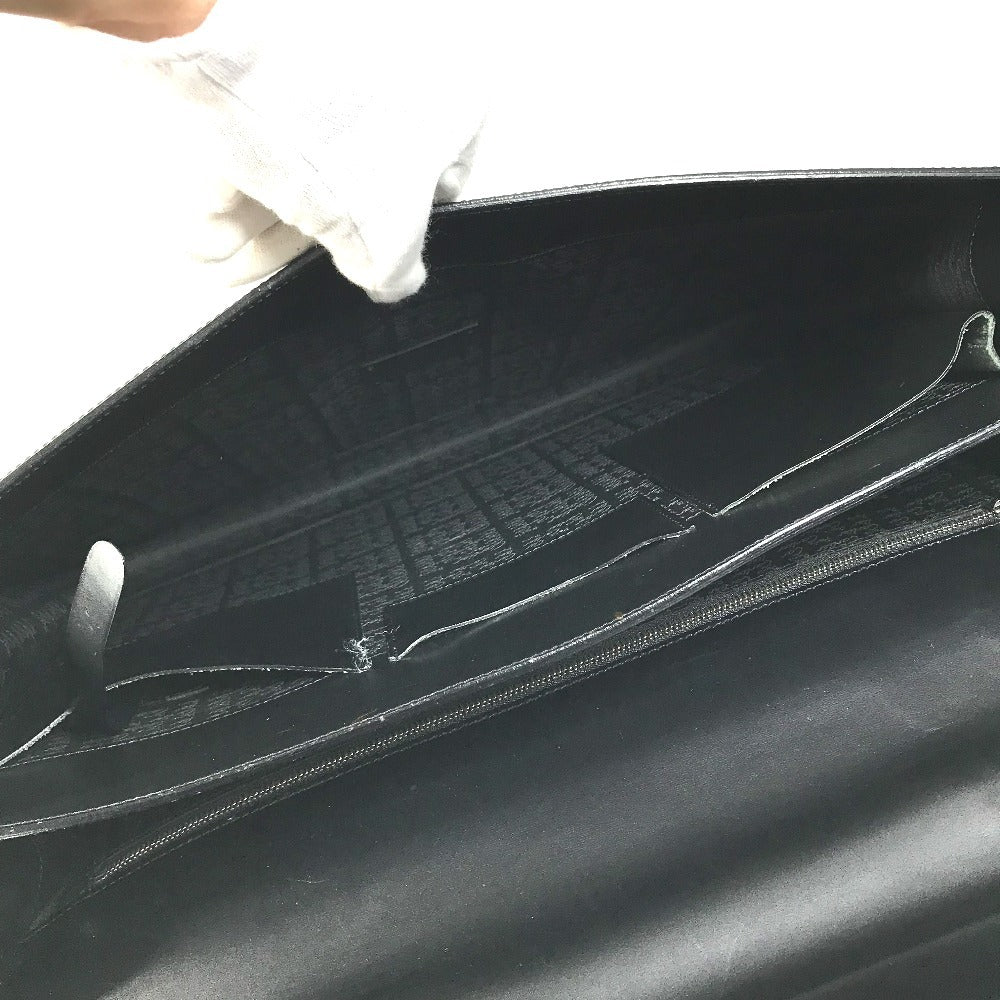 CARTIER Business bag with logo Bag, Tote Bag, Document Bag, Briefcase Hand Bag Leather Black/SilverHardware Used