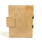 CHANEL Cambon Line CC CC Mark logo Bifold System Planner Stationery Notebook cover Leather Beige/Black Used