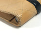 CHANEL Cambon Line CC CC Mark logo Bifold System Planner Stationery Notebook cover Leather Beige/Black Used