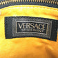 VERSACE medusa logo Chain Hand Bag, Shoulder Bag Shoulder Bag Nylon Black Used