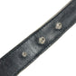 HERMES vintage H logo H belt Constance belt Leather Black x Brown/SilverHardware Used