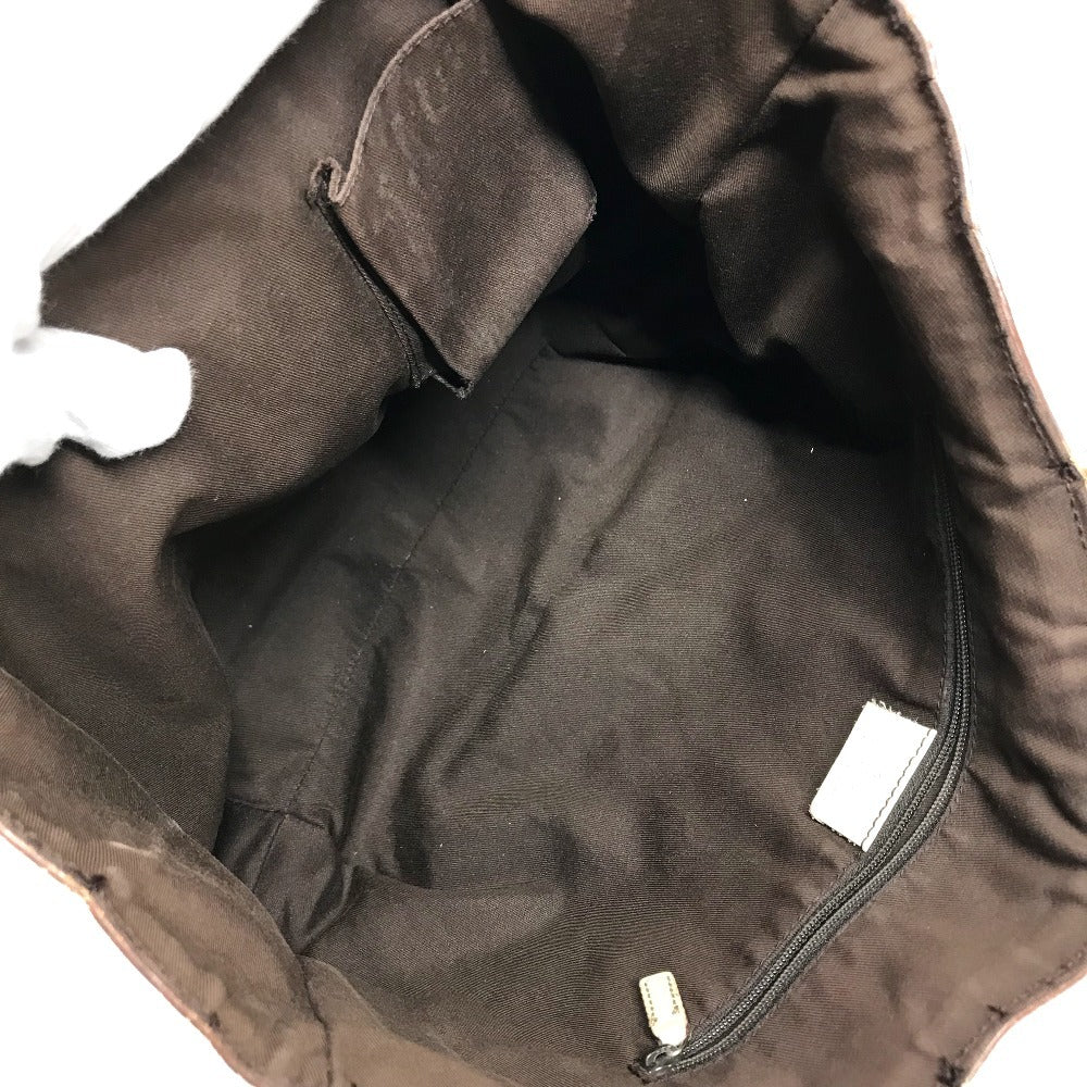 GUCCI 130739 GG logo Shoulder bag Tote Bag Shoulder Bag GGCanvas/Leather Beige/IvoryBased Used