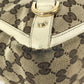 GUCCI 130739 GG logo Shoulder bag Tote Bag Shoulder Bag GGCanvas/Leather Beige/IvoryBased Used