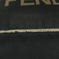 FENDI vintage logo Shoulder bag, vertical tote bag Hand Bag Nylon canvas Black Used
