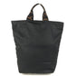 FENDI vintage logo Shoulder bag, vertical tote bag Hand Bag Nylon canvas Black Used